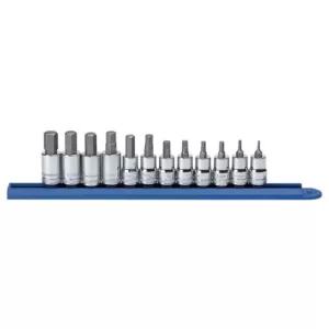 GEARWRENCH 3/8 in. Drive Metric Hex Bit Socket Set (12-Piece)