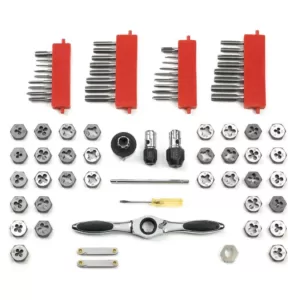 GEARWRENCH SAE/Metric Ratcheting Tap and Die Set (75-Piece)