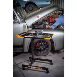 GEARWRENCH 35 in. to 48 in. Adjustable Height Mobile Work Table