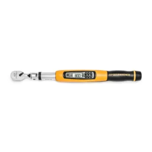 GEARWRENCH 1/2 in. Flex Head Electronic Torque Wrench with Angle 25 ft./lbs. to 250 ft./lbs.