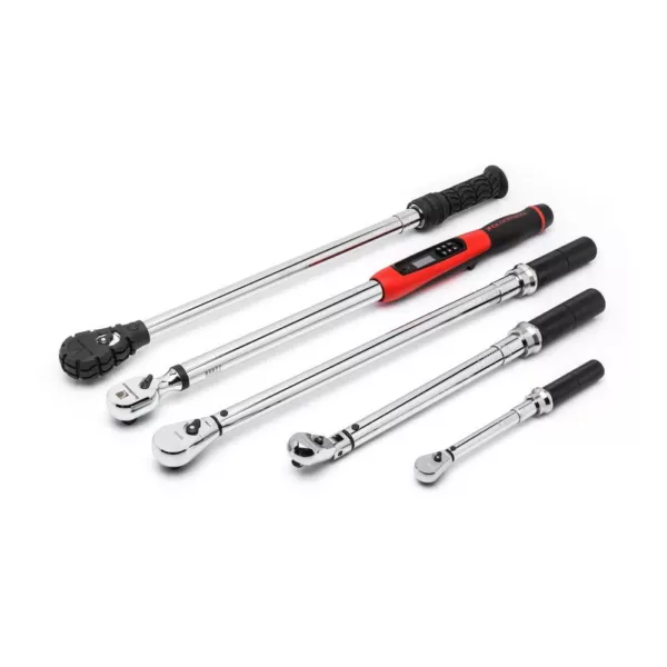 GEARWRENCH 1/2 in. Drive Flex Head Micrometer Torque Wrench 30 ft./lbs. to 250 ft./lbs.