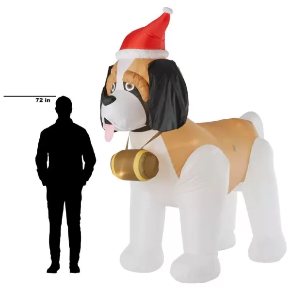 Gemmy 9 ft. Inflatable St. Bernard