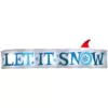 Gemmy 4 ft H. x 14ft W. Inflatable Airblown-Let It Snow Sign-LG