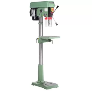 General International 17 in. 3/4 HP Electronic Variable Speed Drill Press with Flip-Up Guard and Integrated Laser Pointer