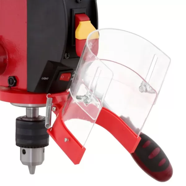 General International 10 in. Drill Press with Variable Speed, Laser System and LED Light