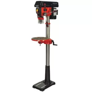 General International 13 in. Drill Press with Variable Speed, Laser System and LED Light