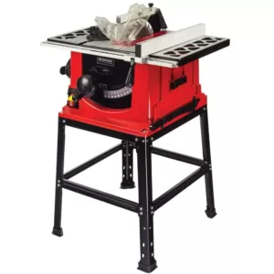 General International 13 Amp 10 in. Table Saw with Stand