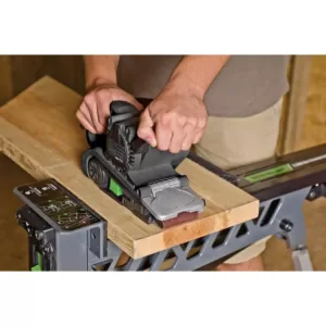 Genesis 8 Amp 3 in. x 21 in. Single Lever Variable Speed Belt Sander with Adjustable Front Handle and Dust Bag