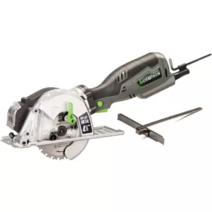 Genesis 5.8 Amp 4-3/4 in. Control Grip Metal Cutting Compact Circular Saw with Chip Collector and Metal Cutting Blade