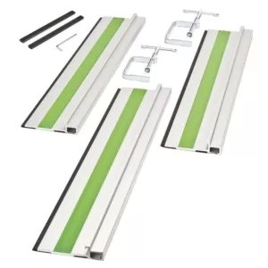 Genesis 2 in. Plunge Saw Aluminum Rip Cutting Track System for GCS545C and GPCS535CK (3-Piece)