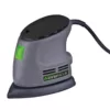 Genesis Corner Palm Sander with Palm Grip, Vacuum Port, Hook-and-Loop System, Dust-Protected Power Switch and Sandpaper