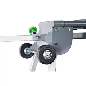 Genesis Universal Heavy-Duty Folding Miter Saw Stand with Mounting Brackets, Wheels and All-Steel Construction