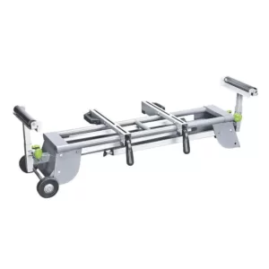 Genesis Universal Heavy-Duty Folding Miter Saw Stand with Mounting Brackets, Wheels and All-Steel Construction