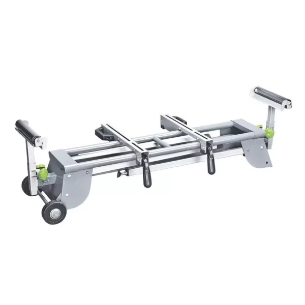 Genesis Universal Heavy-Duty Folding Miter Saw Stand with Mounting Brackets, Wheels and All-Steel Construction