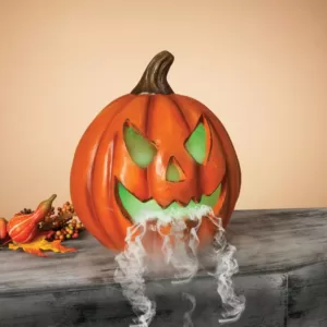 Gerson 14.3 in. H Electric Smoking Jack-O-Lantern