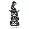 Gerson 52.3 in. H Metal Silhouette Stacking Pumpkins Yard Decoration