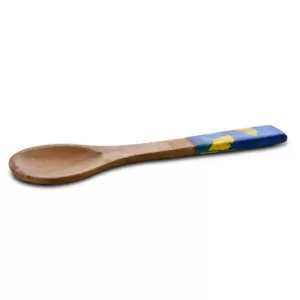 GIBSON elite Philomena 2-Piece Enamel On Wood Salad Serving Set