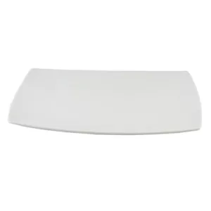 Gibson Gracious Dining White Ceramic Serving Platter