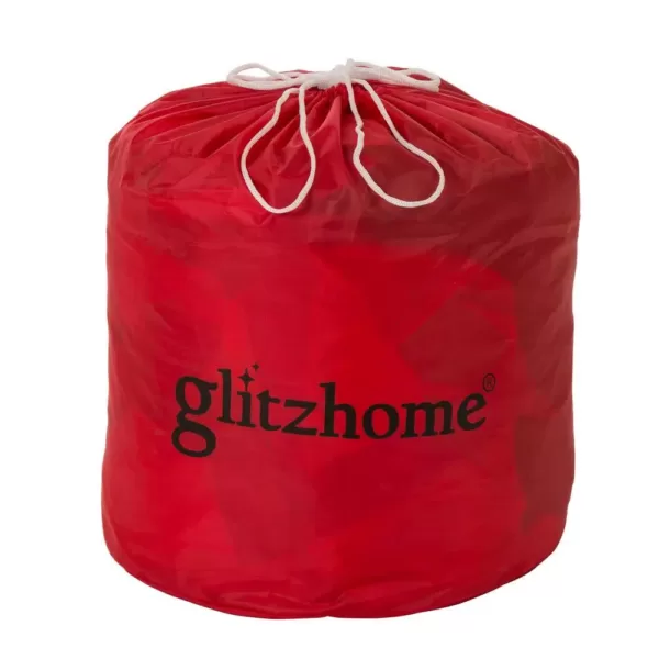 Glitzhome 12 ft. Lighted Inflatable Snowman with Welcome Decor