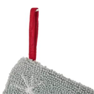 Glitzhome 19 in. L Fox Hooked Stocking