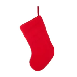 Glitzhome 20 in. L Hooked Stocking, Cat