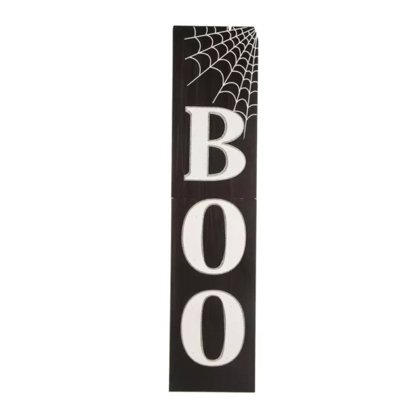 Glitzhome 47.83 in. H Wooden BOO Porch Sign (KD)