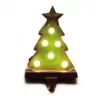 Glitzhome 8.48 in. H Marquee LED Tree Stocking Holder