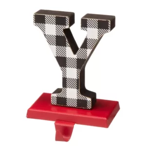 Glitzhome Wooden/Metal JOY Christmas Stocking Holder (Set of 3)