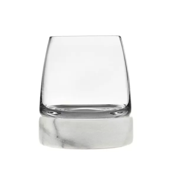 Godinger Stone Cold 15 oz. Stemless Crystal Glasses (Set of 2)