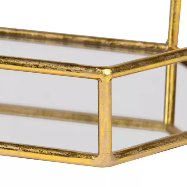 Kate and Laurel Felicia Gold Decorative Tray