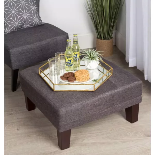 Kate and Laurel Felicia Gold Decorative Tray