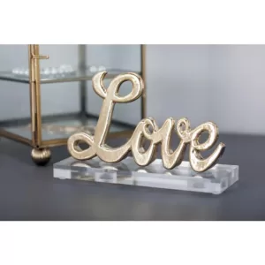 LITTON LANE 6 in. x 3 in. Modern Gold and Silver Aluminum 