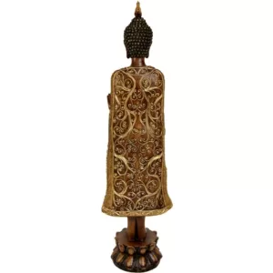 Oriental Furniture Oriental Furniture 20 in. Standing Thai Buddha Decorative Statue