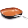 Gotham Steel 12 in. Non-Stick Ti-Ceramic Shallow Square Fry Pan