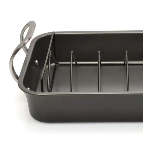 BergHOFF EarthChef 13 in. Carbon Steel Non-Stick Roaster with Rack