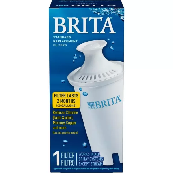 Brita 18-Cup UltraMax Water Filter Pitcher Dispenser and Water Filter Replacement Bundle, BPA Free