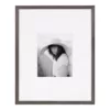 DesignOvation Gallery 16 in. x 20 in. matted to 8 in. x 10 in. Gray Picture Frame