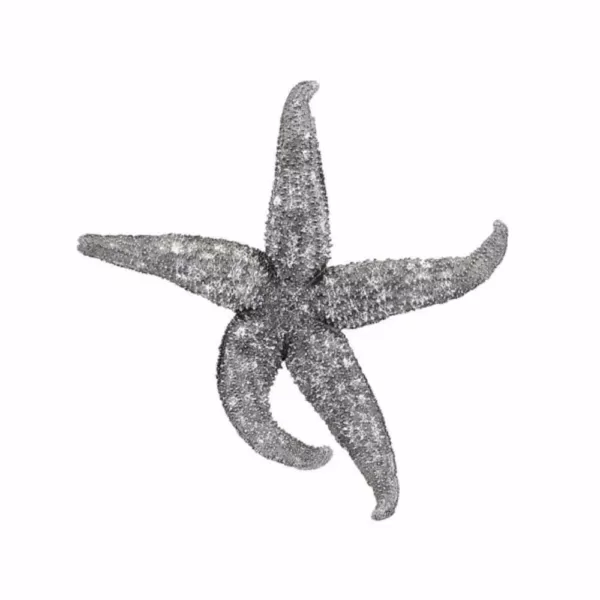 IMAX Magali Silver Starfish Wall Decors (Set of 3)