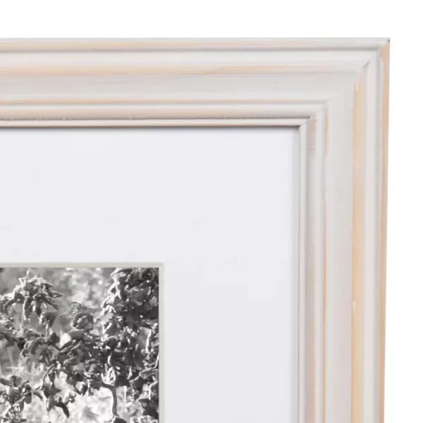 Kate and Laurel Bordeaux Multicolored Brown, White, and Gray Picture Frame (Set of 10)