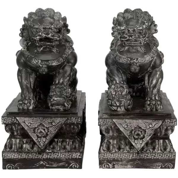 Oriental Furniture Oriental Furniture 18 in. Sitting Foo Dog Decorative Statues