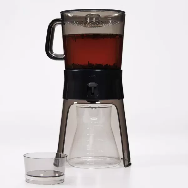 OXO Good Grips 4-Cup Gray Cold Brew Drip Coffee Maker with Filter