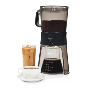 OXO Good Grips 4-Cup Gray Cold Brew Drip Coffee Maker with Filter