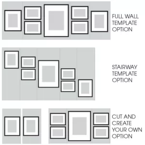 Pinnacle Gallery 4 in. x 6 in., 5 in. x 7 in., 8 in. x 10 in. Graywash Picture Frame (Set of 7)