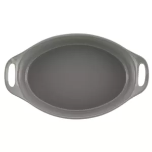 Rachael Ray 2.5 Qt. Gray Ceramics Oval Baker