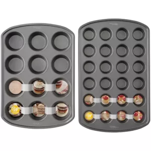 Wilton Perfect Results Premium Non-Stick 2-Piece Muffin Pan Set