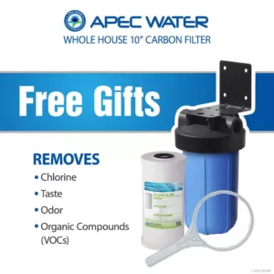 APEC Water Systems Premium 10 GPM Whole House Salt-Free Water Softener System with Pre-Filter with Protective Coat