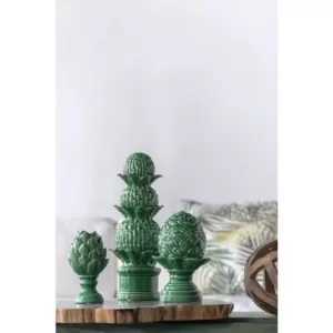 A & B Home Vintage Green Helsa Stacked Artichokes Irregular Decor Accent