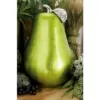 LITTON LANE 12 in. x 16 in. Modern Emerald Green Ceramic Decorative Pear