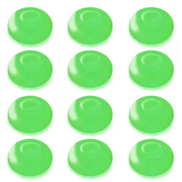 LUMABASE 1.25 in. D x 0.875 in. H x 1.25 in. W Green Floating Blimp Lights (12-Count)