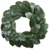 Nearly Natural Magnolia Leaf 24 in. Wreath